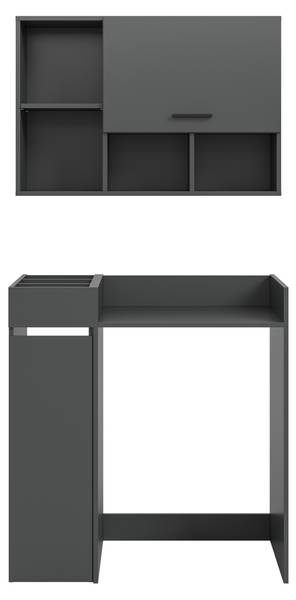 Waschmaschinenschrank Flexy 3-teilig 95 x 195 x 60 cm