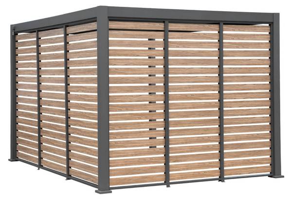 Paneel Triomphe Grau - Metall - 6 x 236 x 93 cm