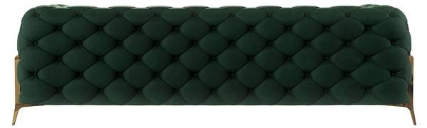 Chesterfield Sofa 3-Sitzer Ashley Dunkelgrün