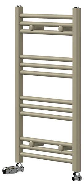 Handtuchheizkörper mit Thermostat SAHARA Beige - Metall - 55 x 7 x 84 cm