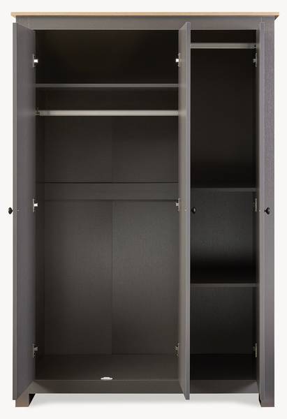 Kleiderschrank Vasand Grau