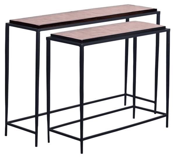 Konsole IGLOO Schwarz - Metall - 30 x 70 x 110 cm