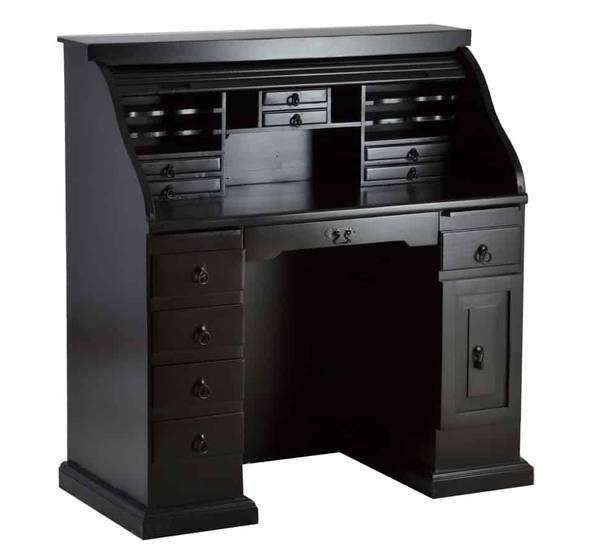 Sekretär Mexico Braun - Kiefer - 120 x 125 x 58 cm