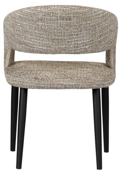 Polsterstuhl Tusk (2er-Set) Hellbraun