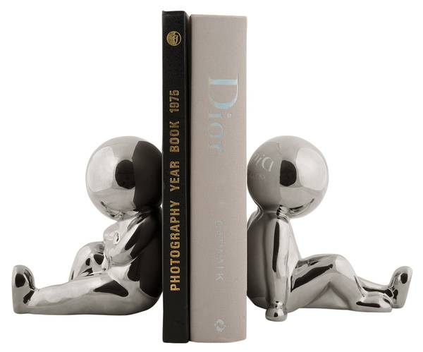 Ornament Buch Silber