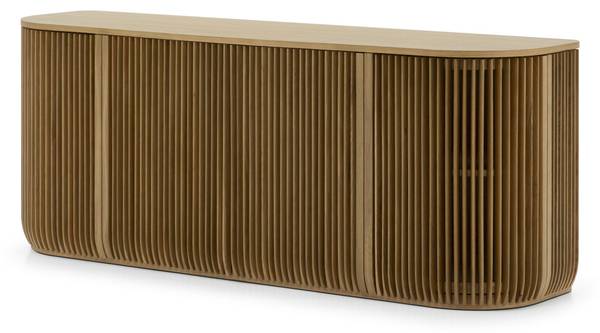 Sideboard Franz Beige - Eiche - 45 x 69 x 175 cm
