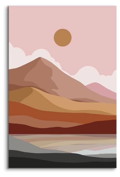 Leinwandbild Berge 30 x 40 x 40 cm