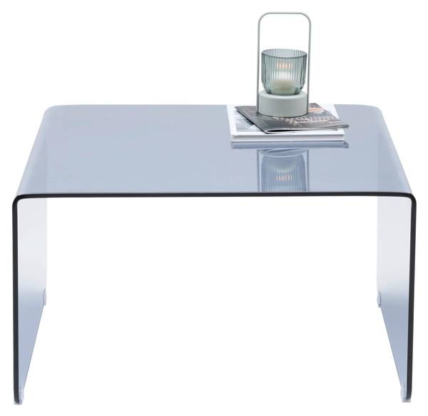 Couchtisch WING Grau - Glas - 70 x 40 x 70 cm