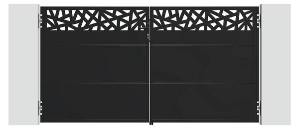 Doppelflügeltor NALI RUIVO 293 x 293 cm
