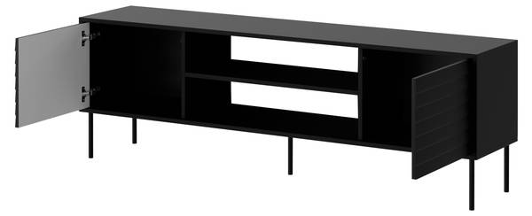 TV-Lowboard Cortina 180 Schwarz