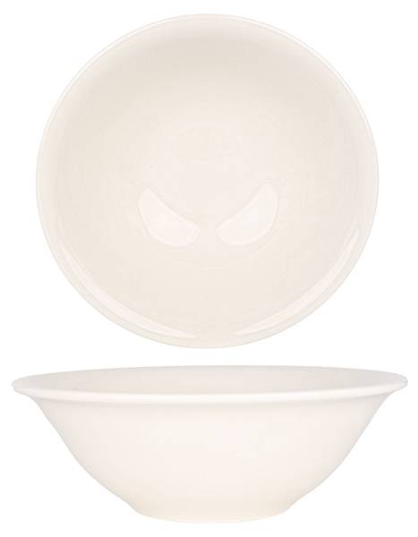 Bols Gourmet 2 él. Blanc - Porcelaine - 20 x 2 x 20 cm