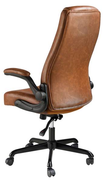 Büro-Drehstuhl 4223 Braun - Kunstleder - 69 x 115 x 73 cm