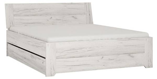 Bettgestell ANGEL Weiß - Holzwerkstoff - 146 x 92 x 218 cm