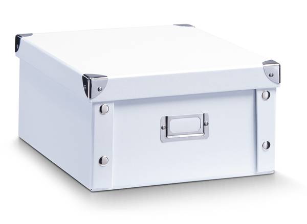 Aufbewahrungsbox, Pappe, weiß kaufen