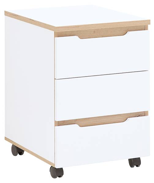 Schreibtisch MANRESA-36-19 Weiß - Holzwerkstoff - 205 x 72 x 77 cm