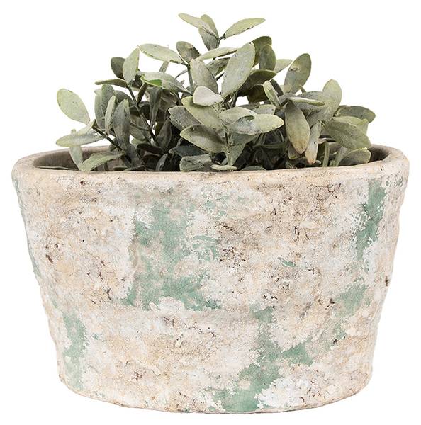 Blumentopf Avankasi Beige - Keramik - 16 x 15 x 25 cm
