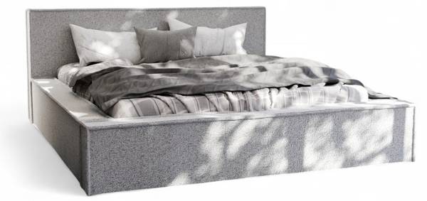 Polsterbett ALDANA Beige - Breite: 213 cm
