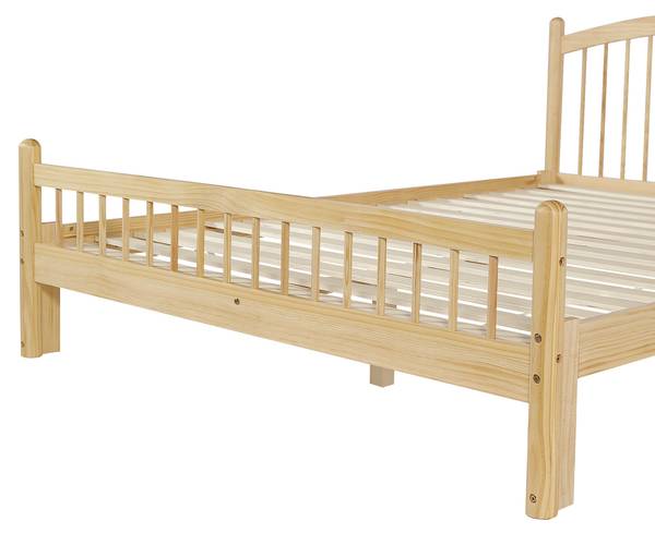 Holzbett MU4090 Ⅰ Braun - Kiefer - 147 x 84 x 208 cm