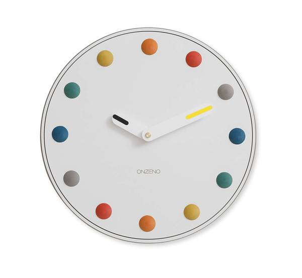 Wanduhr Wanduhren Wep Weiß - Holzwerkstoff - 42 x 42 x 3 cm