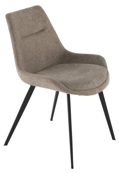 Stuhl COLOMBE 2er-Set Beige - Metall - 54 x 82 x 62 cm