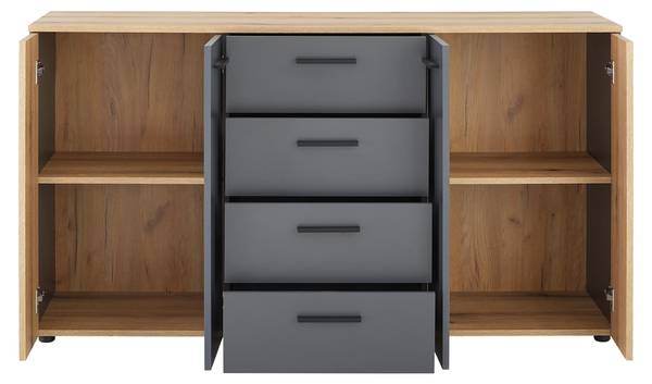 Kommode CADIX Braun - Grau - Holzwerkstoff - 150 x 83 x 42 cm