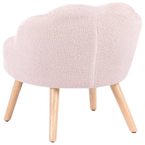 Kindersessel MILAND Braun - Pink