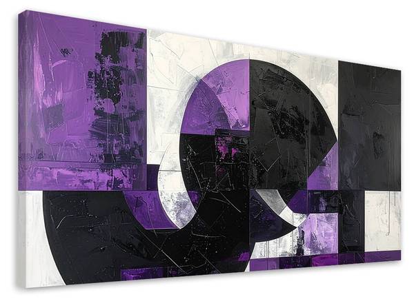 Wandbild Abstrakte Geometrie 100 x 50 cm