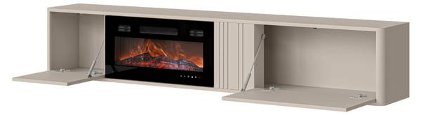 Wohnwand Philippe VIII Beige - Holzwerkstoff - 190 x 164 x 31 cm