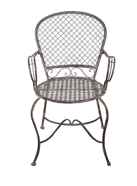 Gartenstuhl EDEN Schwarz - Eisen - 55 x 95 x 57 cm