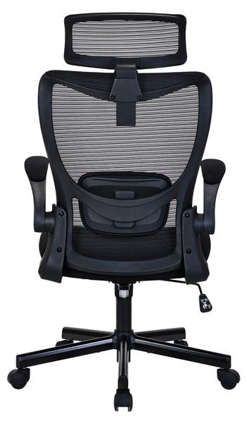 Drehstuhl TESSA Schwarz - Metall - Kunststoff - Textil - 62 x 120 x 63 cm