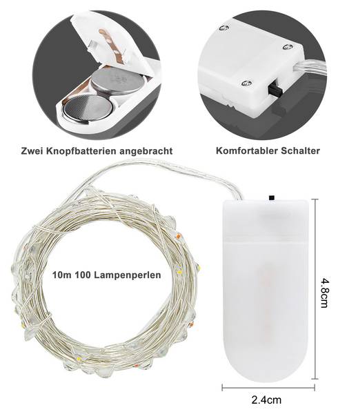 LED Lichtleiste B697 Violett - Weiß - Metall - Kunststoff - 2 x 4 x 1000 cm