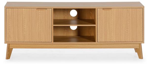 TV-Schrank Oporto Braun - Holzwerkstoff - 130 x 50 x 40 cm