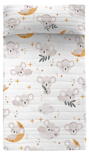Tagesdecke Baby koala Textil - 180 x 1 x 260 cm