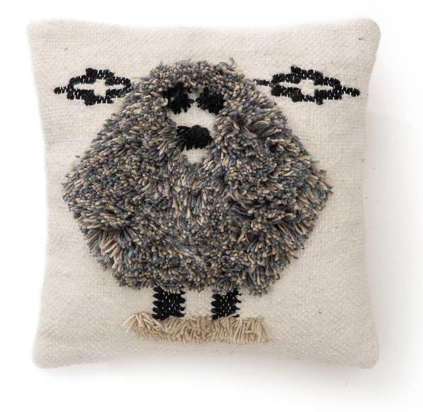 Housse de coussin Shawn Gris