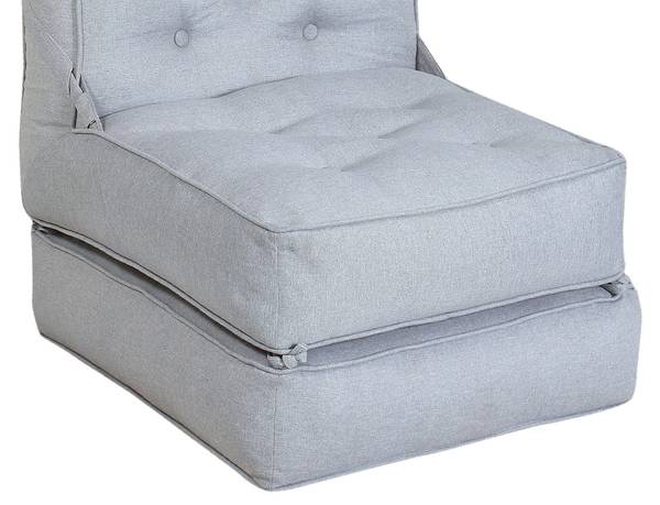 Schlafsessel ZONIRA Grau - Textil - 65 x 75 x 70 cm