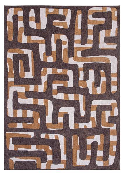 Teppich Craft Kuba Bison Grau - Textil - 240 x 1 x 340 cm