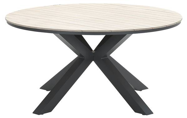Tuinset Marbella bruin - aluminium - 220 x 95 x 220 cm