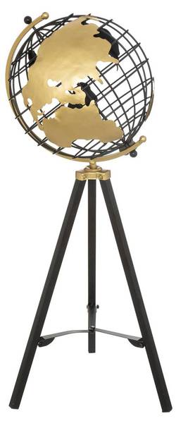 Globus RAMON Schwarz - Metall - 27 x 70 x 30 cm