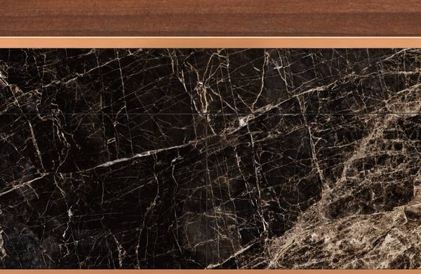Sideboard BS4 Walnuss Schwarz - Holzwerkstoff - 115 x 86 x 48 cm