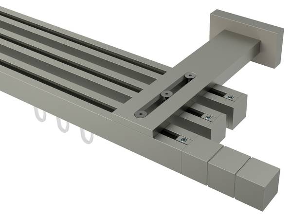 Innenlaufstange 3-Lauf Quadline Cubes Breite: 400 cm