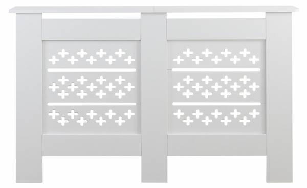 Radiatorgehäuse JUNZNQ08A-WIT Weiß - Holzwerkstoff - Holz teilmassiv - 112 x 82 x 19 cm