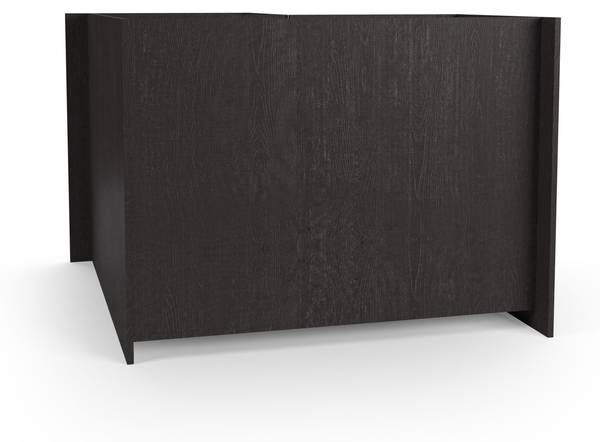 Küchenunterschrank Modul N6 Schwarz - Holzwerkstoff - 130 x 91 x 130 cm