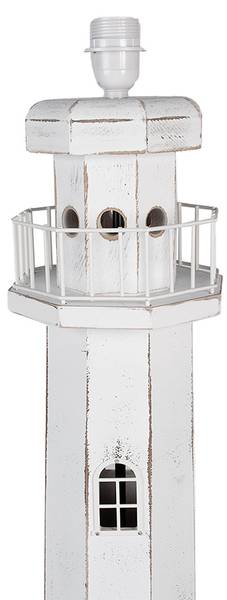 Stehlampe Leuchtturm Kellan Weiß