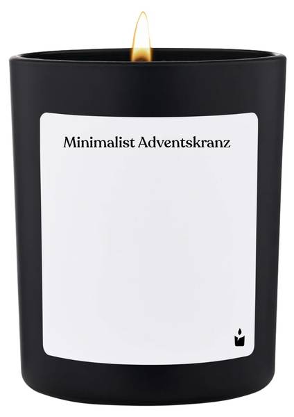 Duftkerze 15568 Woody Schwarz - Wachs - 7 x 8 x 7 cm