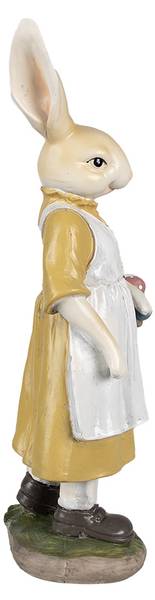 Figur Kaninchen DekoEaster-Andres Beige - Kunststoff - 11 x 38 x 14 cm