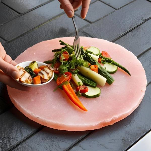 Himalaya pizzasteen XL oranje - 30 x 5 x 30 cm