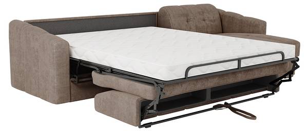 Schlafsofa DARIELO Taupe