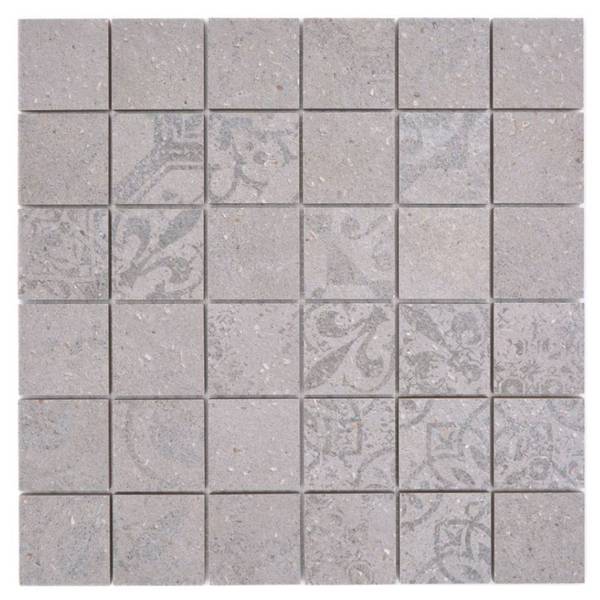 Mosaikfliesen CSB 48BG3 Grau - Keramik - 30 x 30 x 30 cm