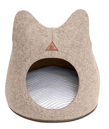 Grotte pour chats Nala Beige - Textile - 45 x 45 x 45 cm