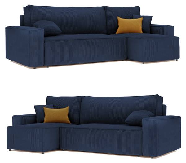 Ecksofa Paris Blau